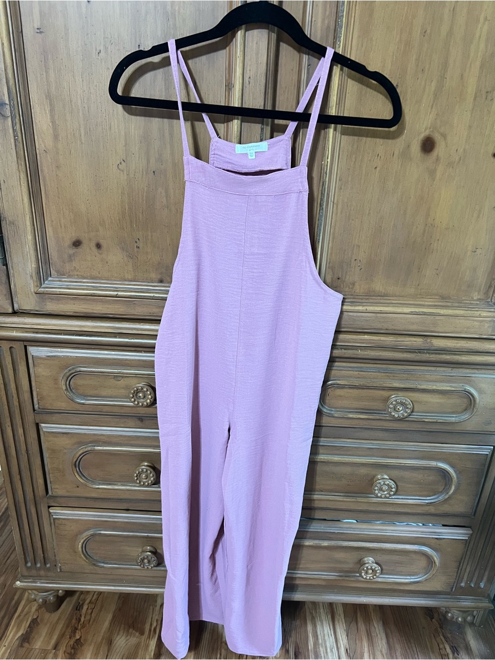 Girl’s Pink Wide-Leg Jumpsuit with Spaghetti Straps